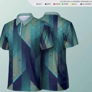 Polo Sublimatica Sima – Maniche Corte con Zip | Min. 25 pz Polo Sublimatica Sima – Maniche Corte con Zip | Min. 25 pz