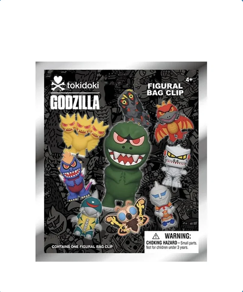 Tokidoki x Godzilla - Series 1 - 3D Foam Bag Clip (Blind Box)