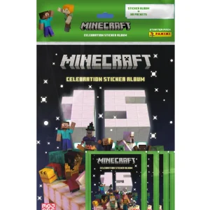 PANINI Stickers Minecraft 15th Starter Set PANINI Stickers Minecraft 15th Starter Set