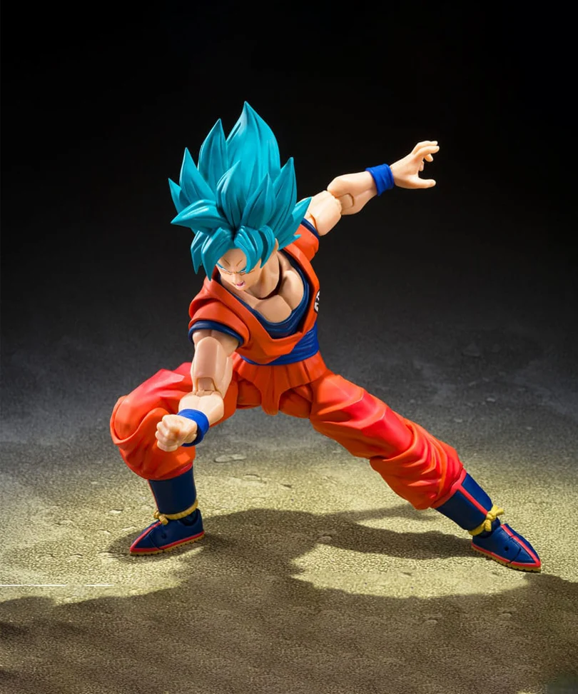 Dragon Ball Super – Super Saiyan God Super Son Goku (Blue Power Transcending Limits) - S.H. Figuarts Action Figure 15 cm - immagine 2