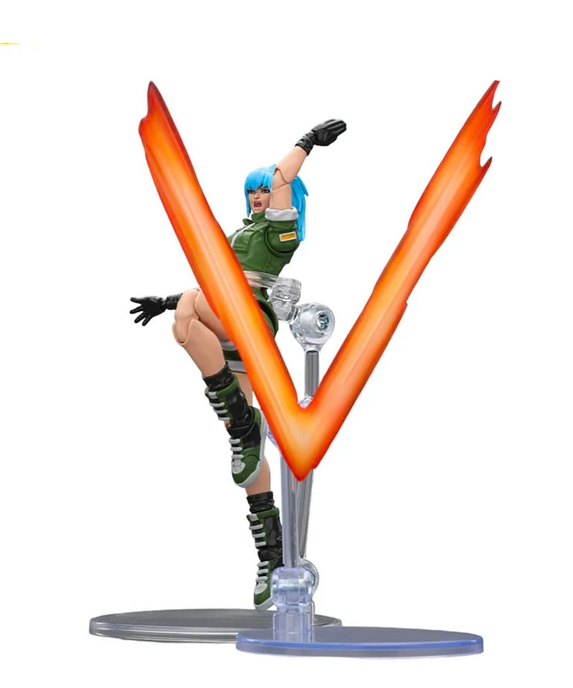The King Of Fighters '98 Action Figure Hero Team Leona Heidern 11 cm - immagine 3