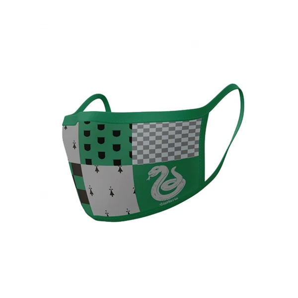 Coppia di Mascherine Brandizzate Harry Potter (Serpeverde)