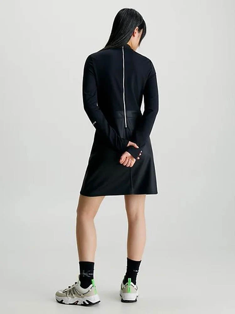 Calvin Klein Abito Donna Coated Milano A Line Dress - immagine 3