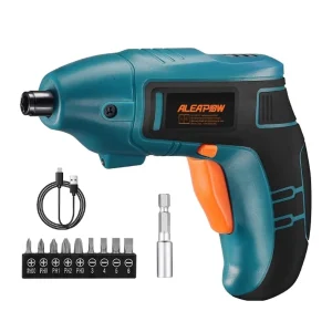ALEAPOW Cacciavite Elettrico, 5N.m Avvitatore Elettrico Senza Fili, 9+1 Punte, 3,6 V Batteria, LED Luce, Mandrino Magnetico, Riparazione Elettrodomestici – O2 ALEAPOW Cacciavite Elettrico, 5N.m Avvitatore Elettrico Senza Fili, 9+1 Punte, 3,6 V Batteria, LED Luce, Mandrino Magnetico, Riparazione Elettrodomestici – O2