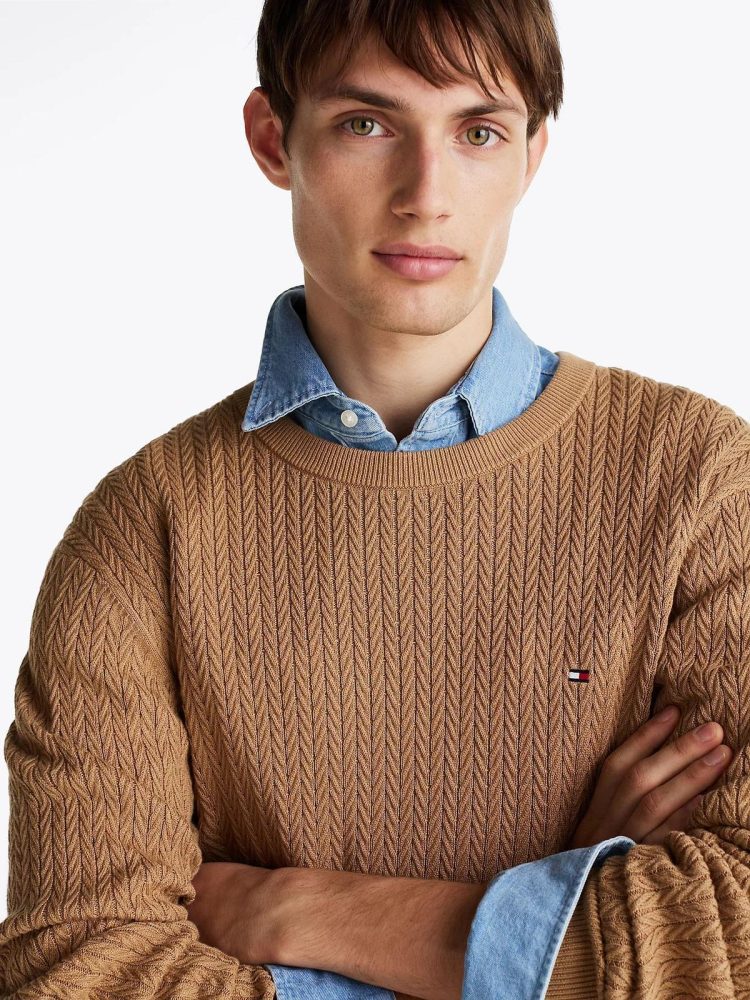 Tommy Hilfiger Maglia Uomo Herringbone - immagine 3