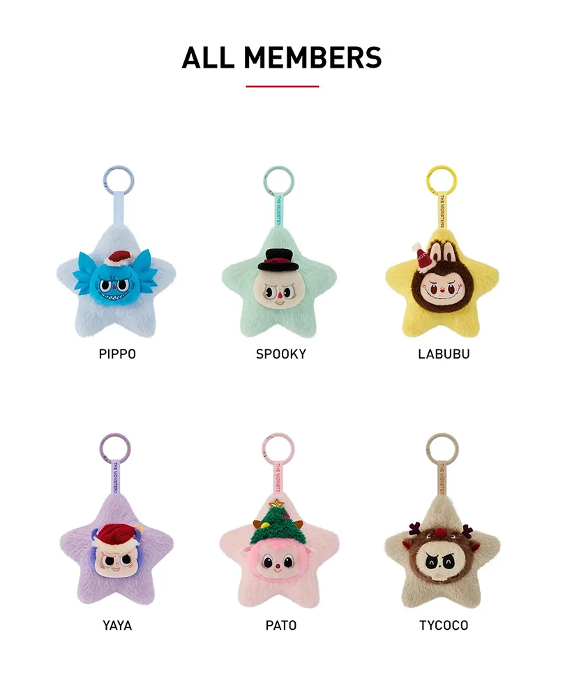 Labubu Classic Series Sparkly Plush Pendant Blind Box - Pop Mart Official Figure - immagine 3