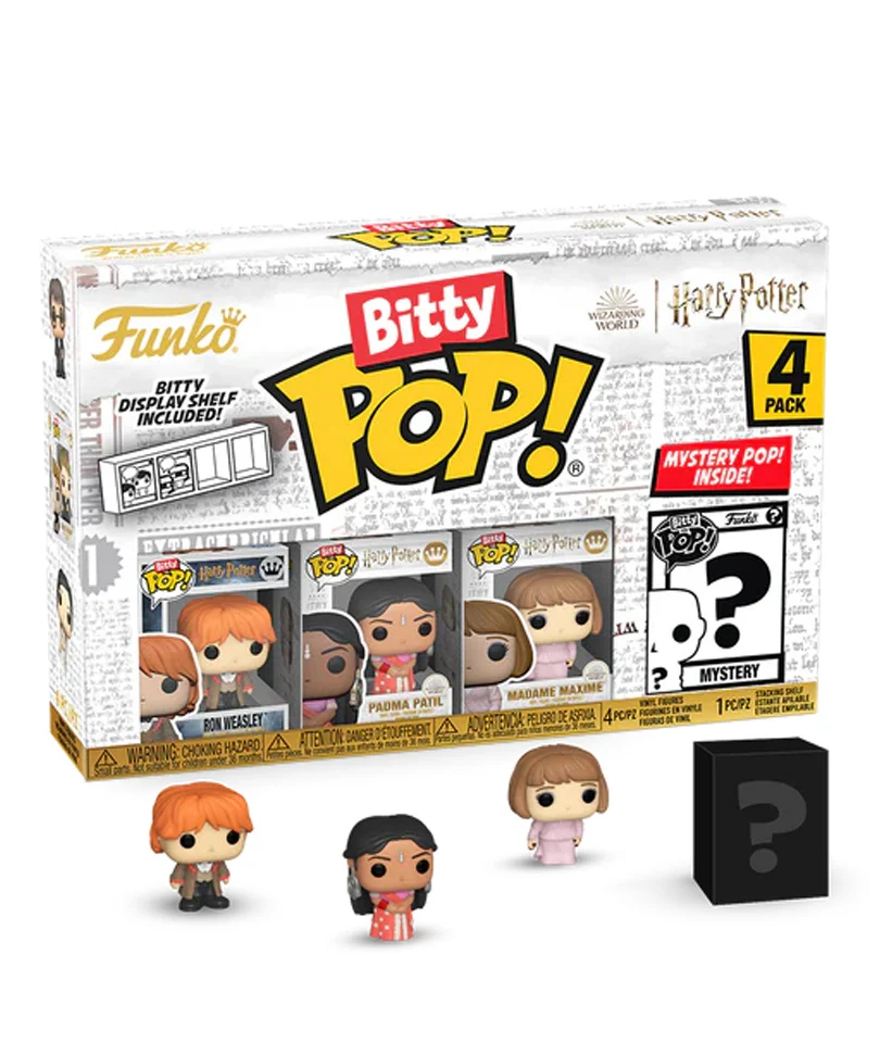 Ron Weasley / Padma Patil / Madame Maxime / Mystery Bitty (4-Pack)