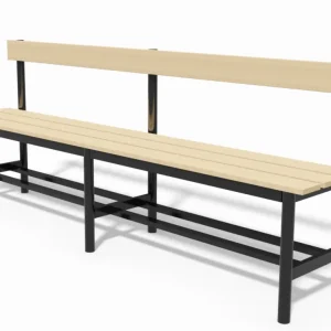 Panca Spogliatoio con Seduta e Schienale – Tubo Tondo 40mm – 2 Metri Panca Spogliatoio con Seduta e Schienale – Tubo Tondo 40mm – 2 Metri
