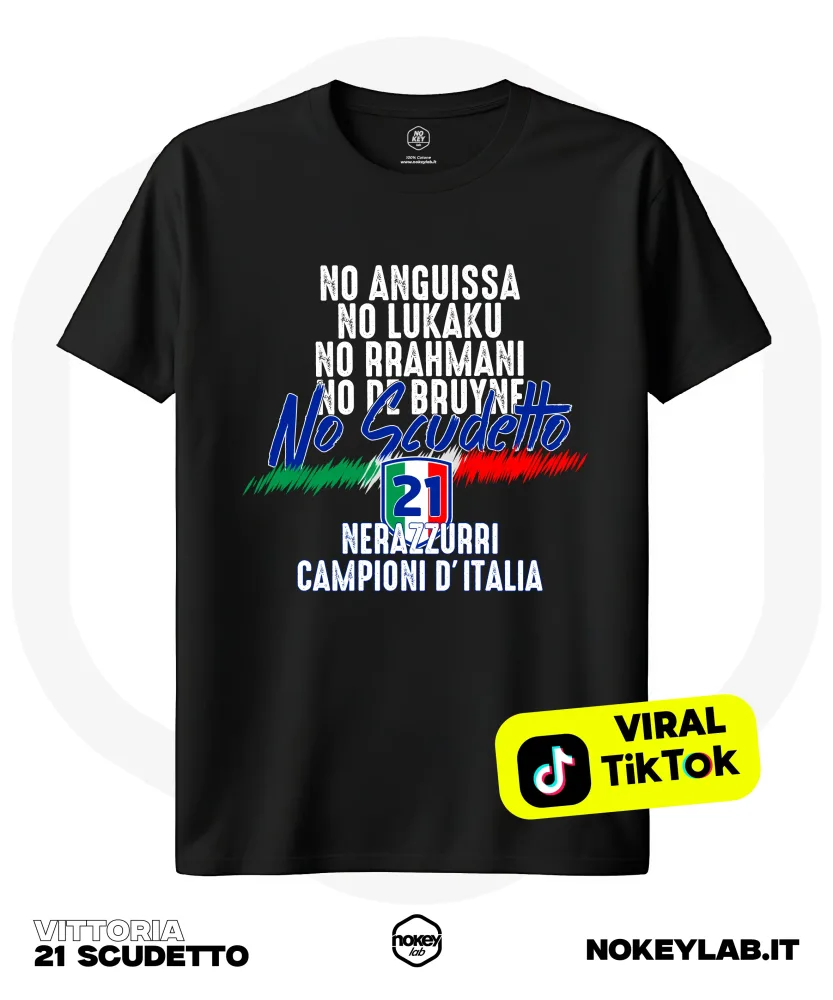 T-shirt No Scudetto T-shirt No Scudetto