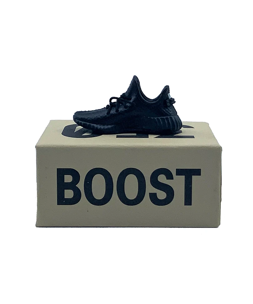 Yeezy 350 V2 Black Red - Mini Scarpe da Collezione