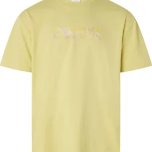 Calvin Klein T Shirt Uomo Camo Raised Box Logo