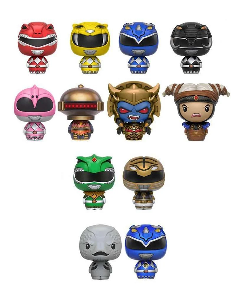Pack 12 Power Rangers Pint Size
