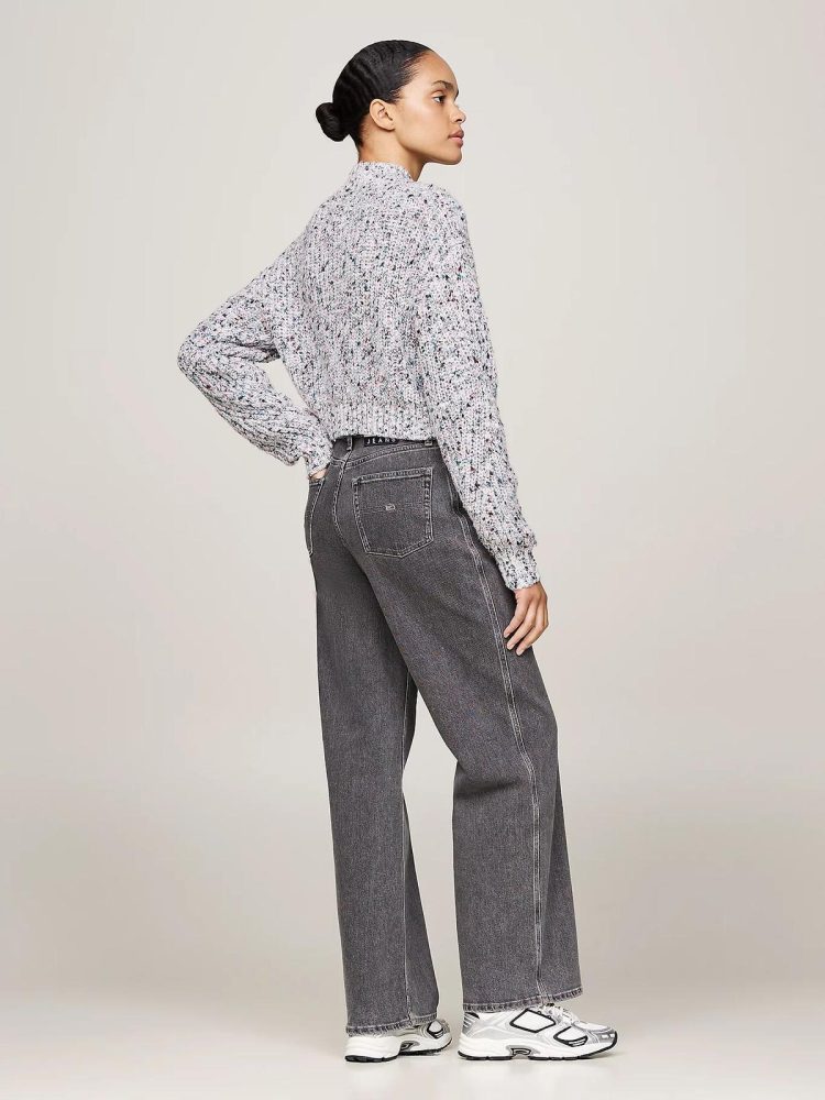 Tommy Hilfiger Maglia Donna Mockneck Marled Yarn - immagine 3