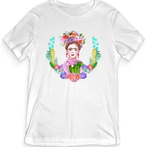 TeesBlitz tee231 – T-Shirt grafiche originali – Frida Kahlo