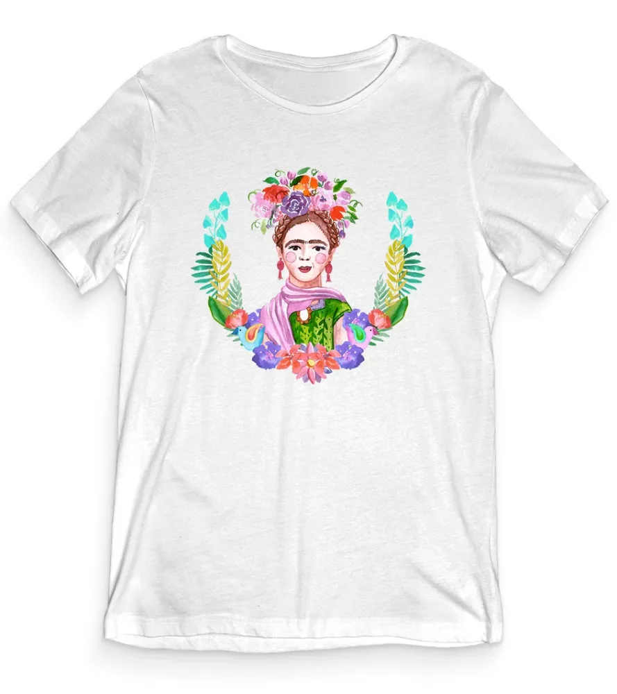 TeesBlitz tee231 – T-Shirt grafiche originali – Frida Kahlo