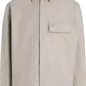 Calvin Klein Giacca Uomo Clean Cotton Overshirt Calvin Klein Giacca Uomo Clean Cotton Overshirt