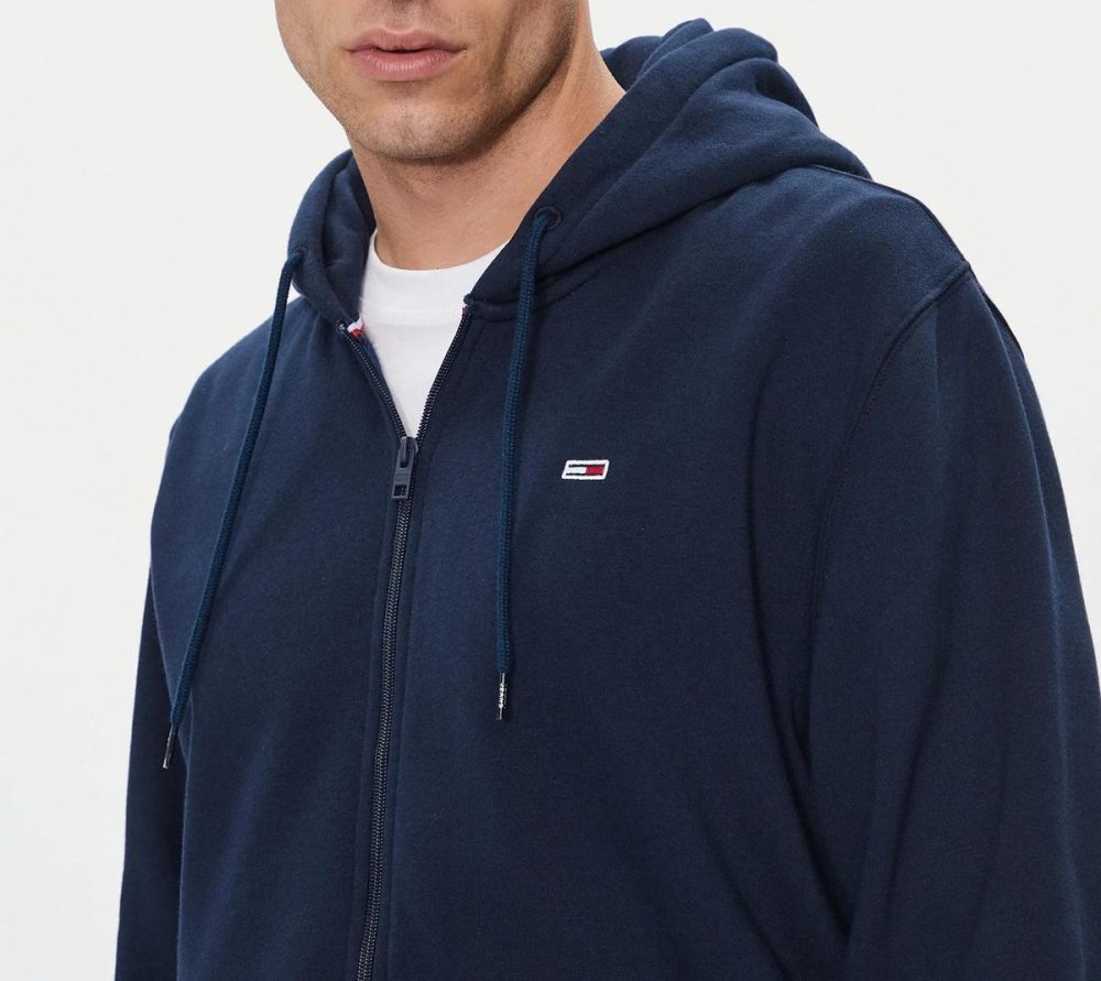 Tommy Hilfiger Felpa Uomo S Flag Zip - immagine 3