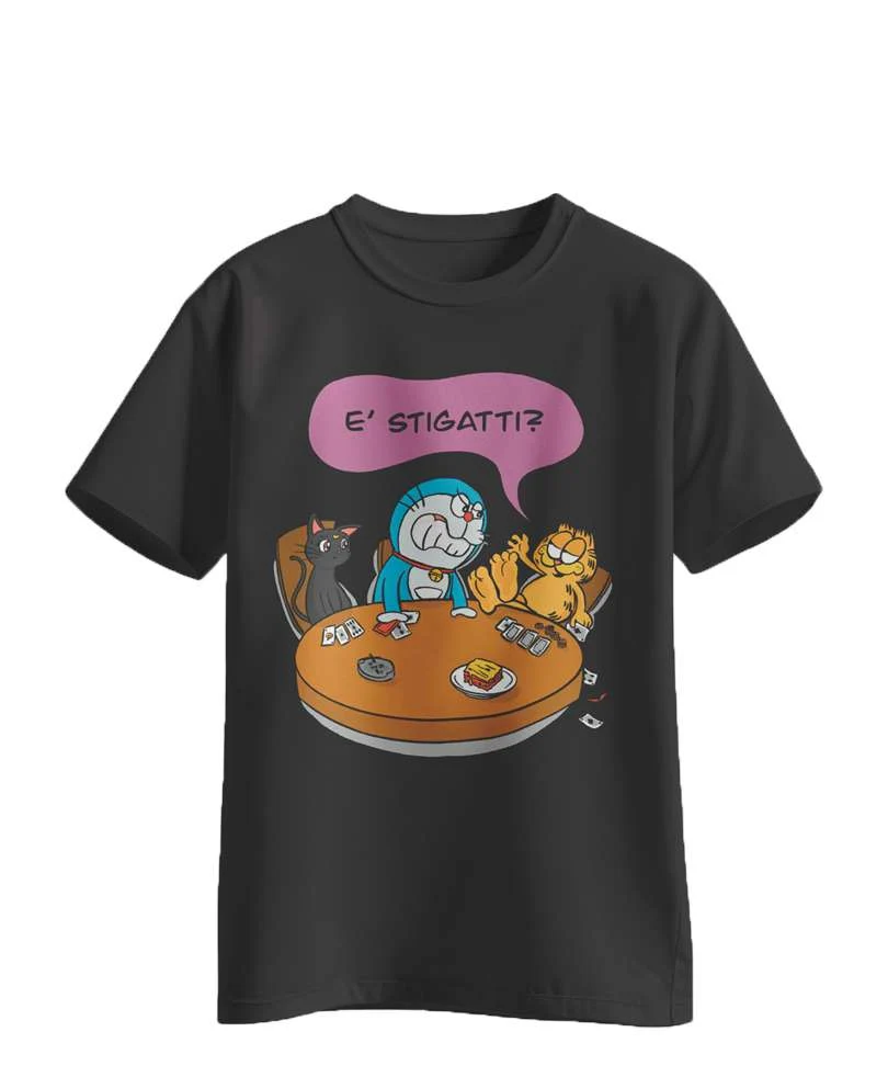 T-Shirt Donna “Estigatti?” Nera