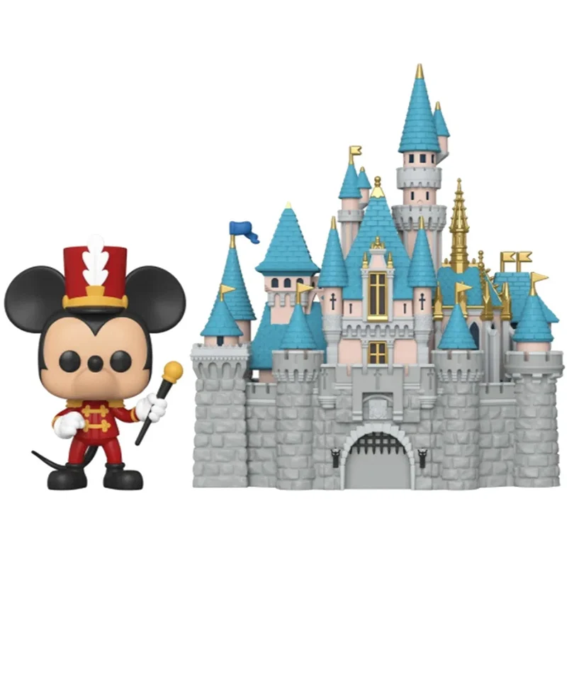 Sleeping Beauty Castle and Mickey Mouse
