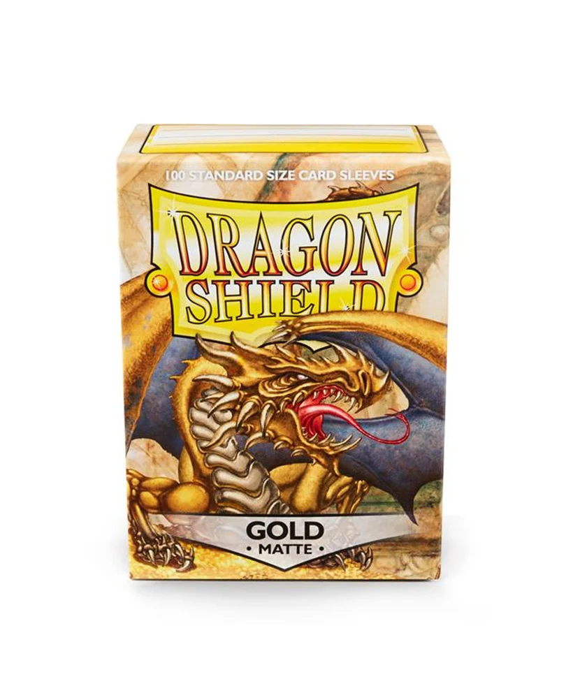 Dragon Shield - Standard Sleeves - Matte Gold (100 Sleeves) - immagine 3