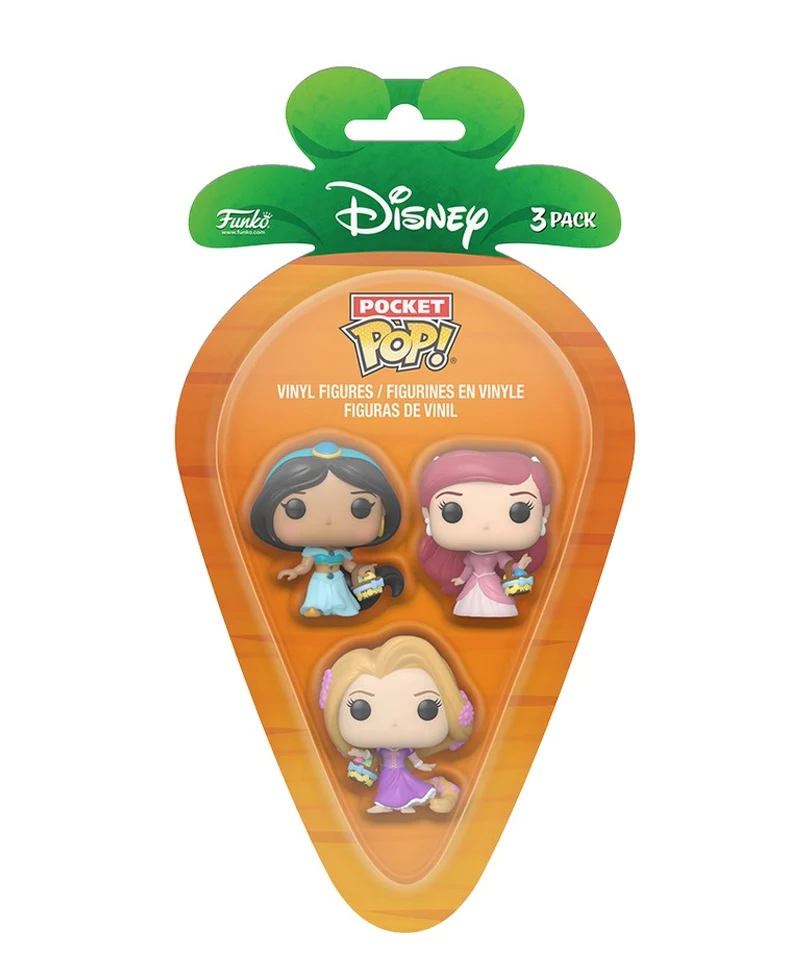 Jasmine / Ariel / Rapunzel (3-Pack)