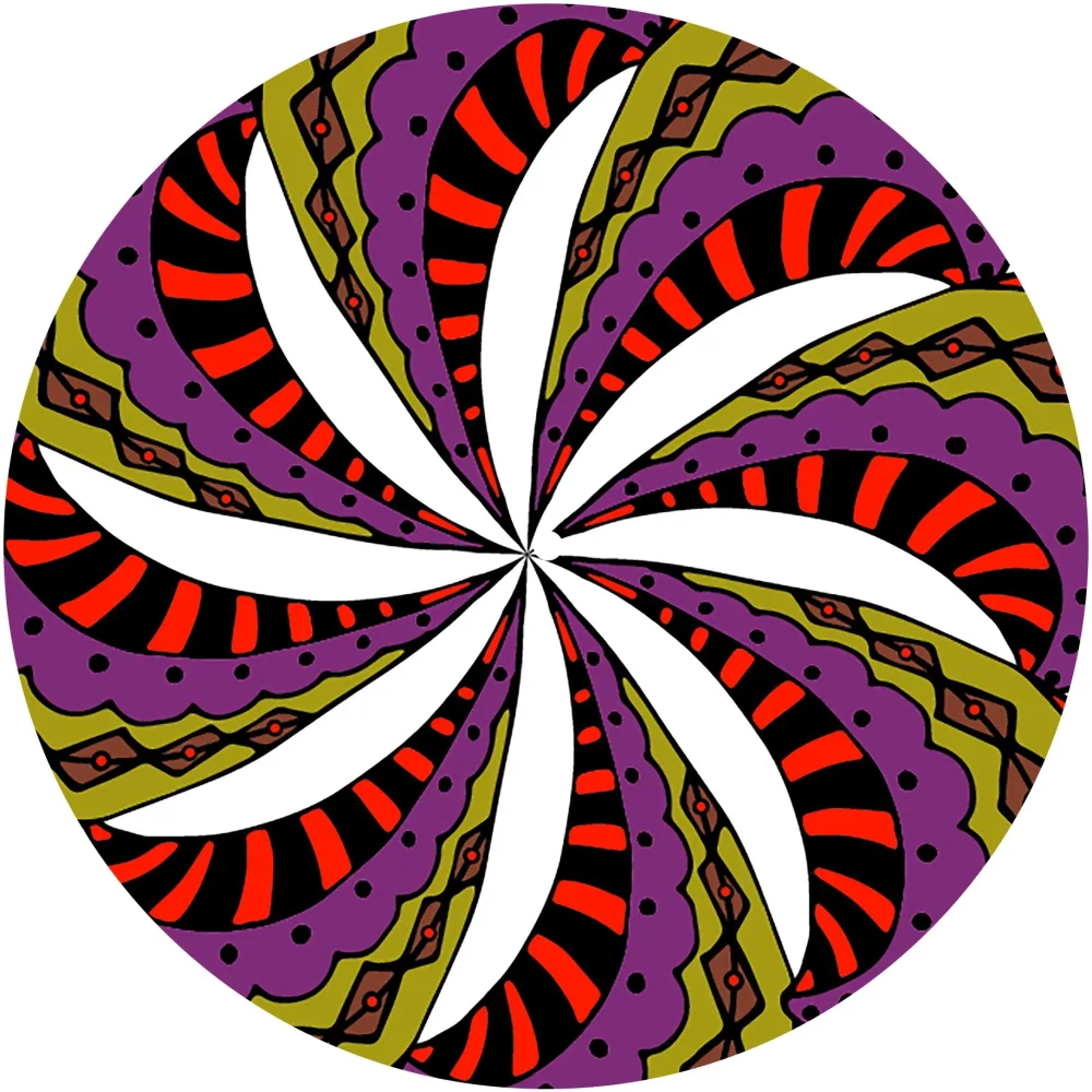 Slipmats 33 TB030 – Panno feltro giradischi – Mandala