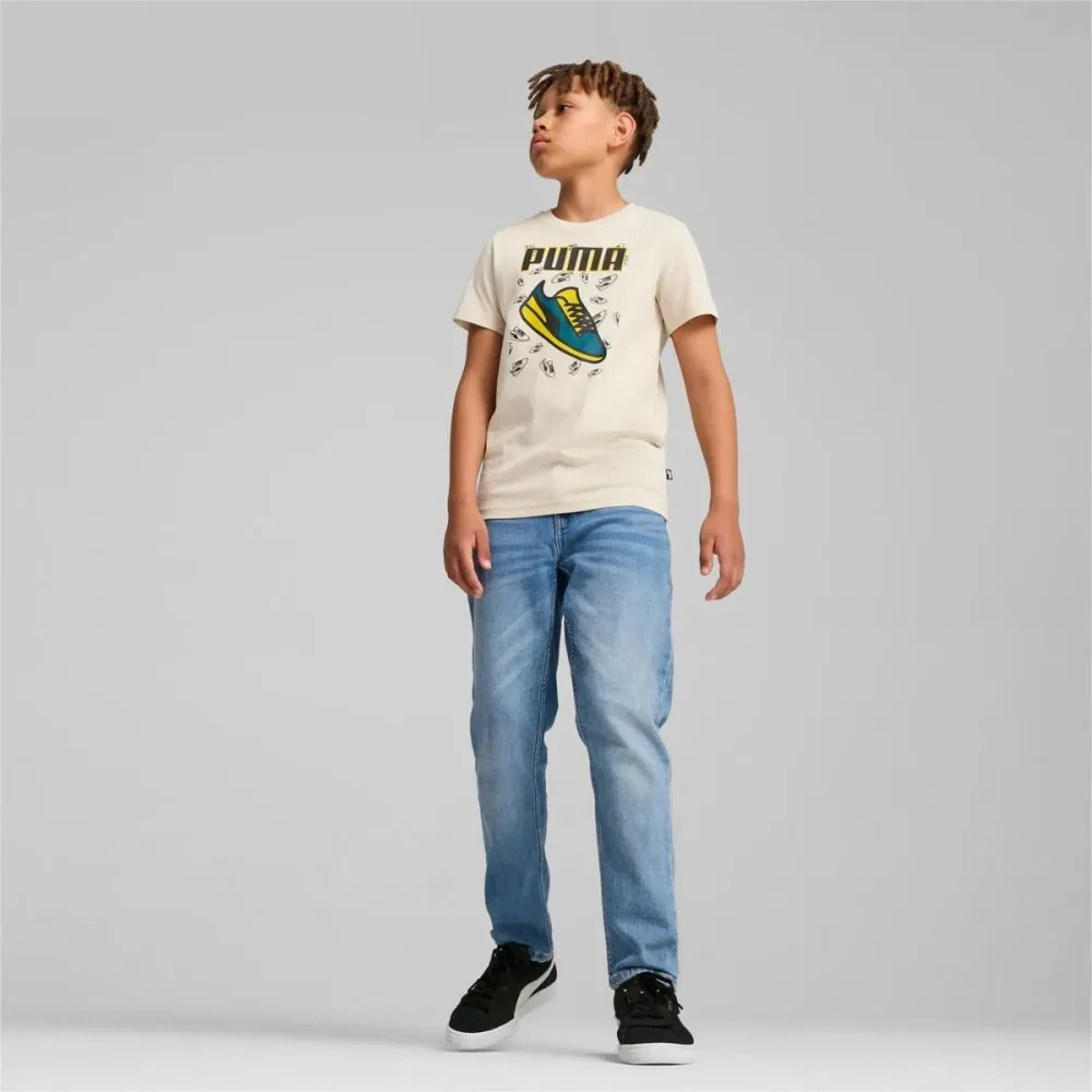 Puma T Shirt Junior Ess+ Logo Lab