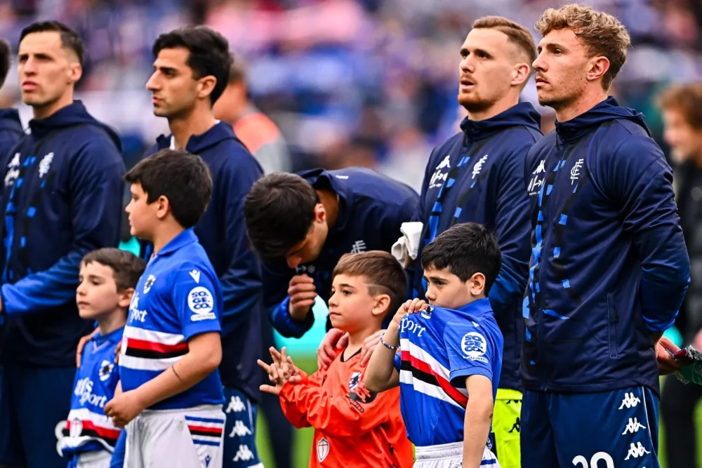 Blucerchiati in campo