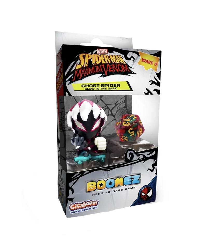 Marvel Spider-Man Maximum Venom - Boomez - Ghost-Spider (Glow in the Dark) Wave 3