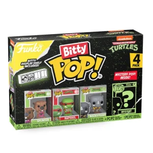 Splinter / Raphael / Rocksteady / Mystery Bitty (4-Pack)