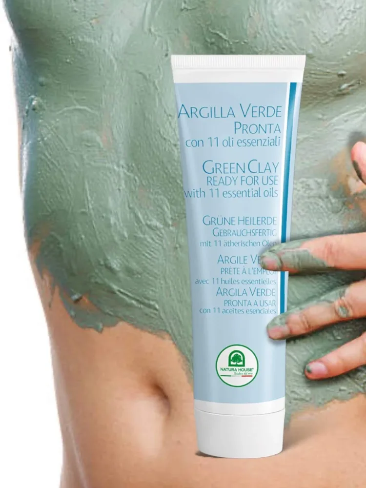 ARGILLA VERDE PRONTA TUBO con 11 OLI ESSENZIALI - immagine 2