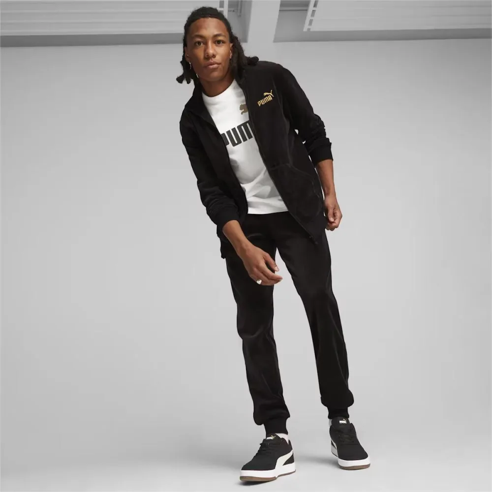 Puma Felpa Uomo Ess + Minimal Gold Jkt - immagine 3