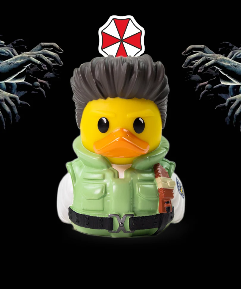 Resident Evil Chris Redfield TUBBZ Cosplaying Duck Collectible - immagine 2