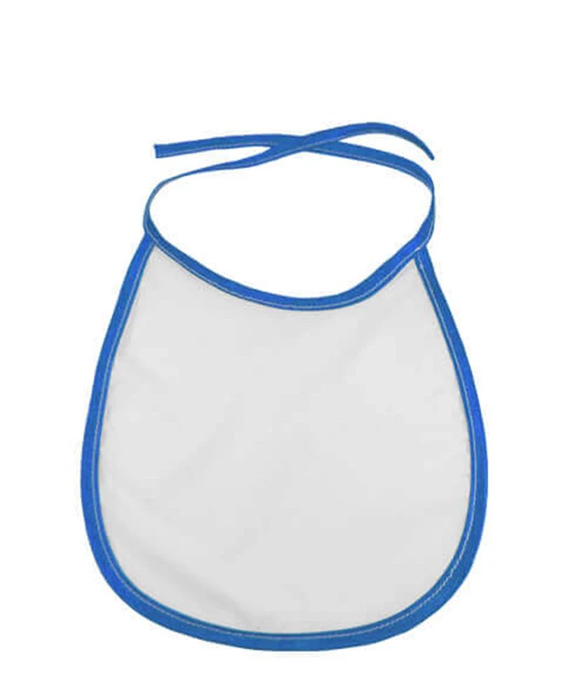 Bavaglino Personalizzabile per Bambini Bianco/Blu