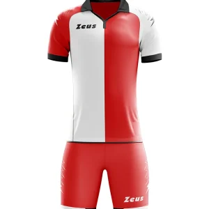Zeus Kit Gryfon | Completo Calcio Slim Fit con Colletto a Rib e Scollo a V Zeus Kit Gryfon | Completo Calcio Slim Fit con Colletto a Rib e Scollo a V