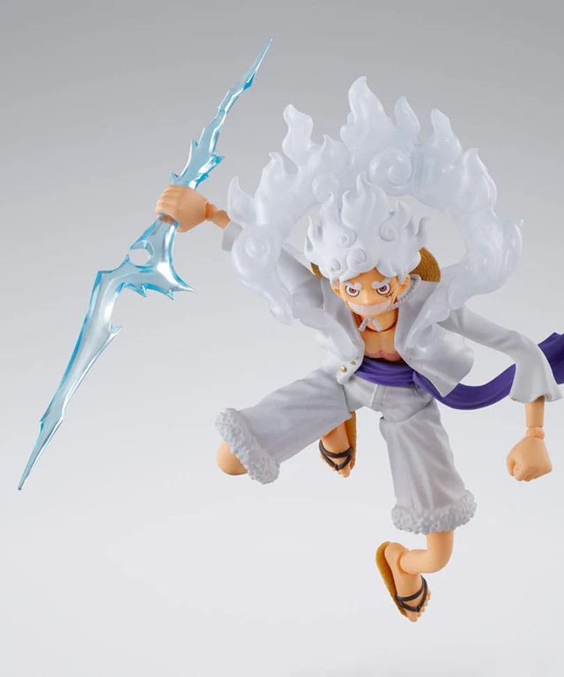 One Piece - Monkey D. Luffy Gear 5 - Action Figure S.H. Figuarts 15 cm - immagine 3