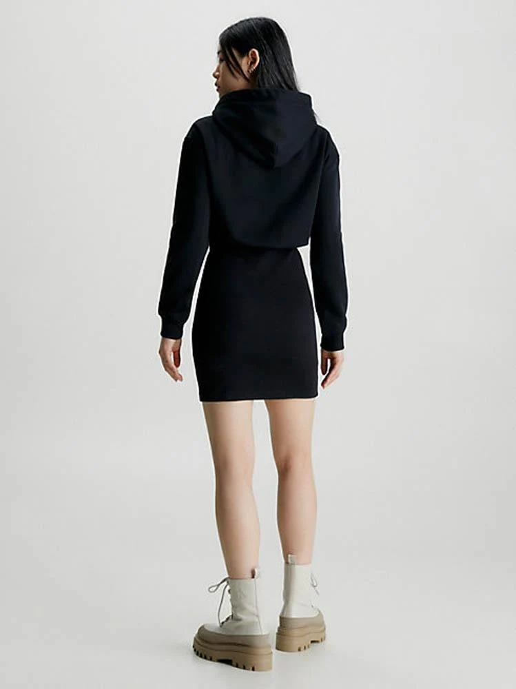 Calvin Klein Abito Donna Logo Elastic Hoodie Dress - immagine 3