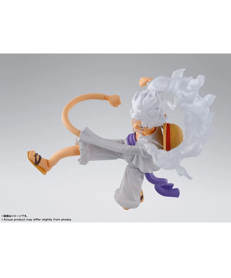 One Piece - Monkey D. Luffy Gear 5 - Action Figure S.H. Figuarts 15 cm - immagine 2