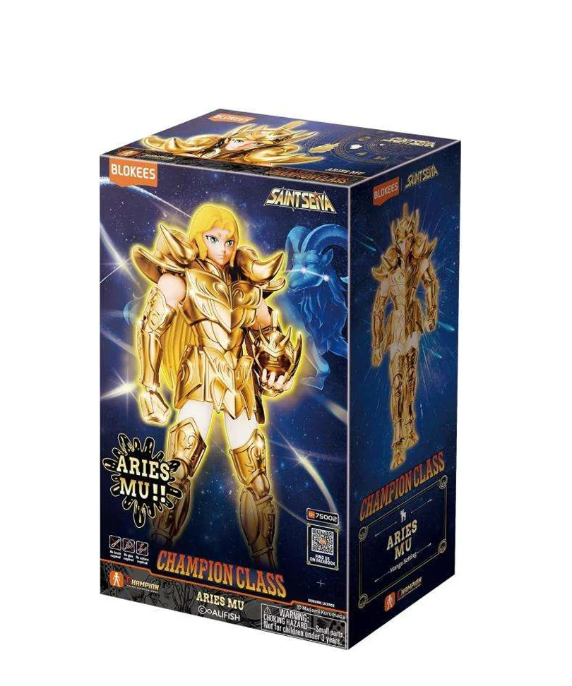 Saint Seiya Blokees Plastic Model Kit Champion Class Aries Mu 01