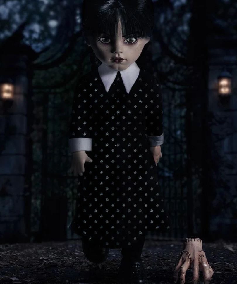 Living Dead Dolls Mezco Deluxe Action Figure Wednesday Addams 25 cm - immagine 2