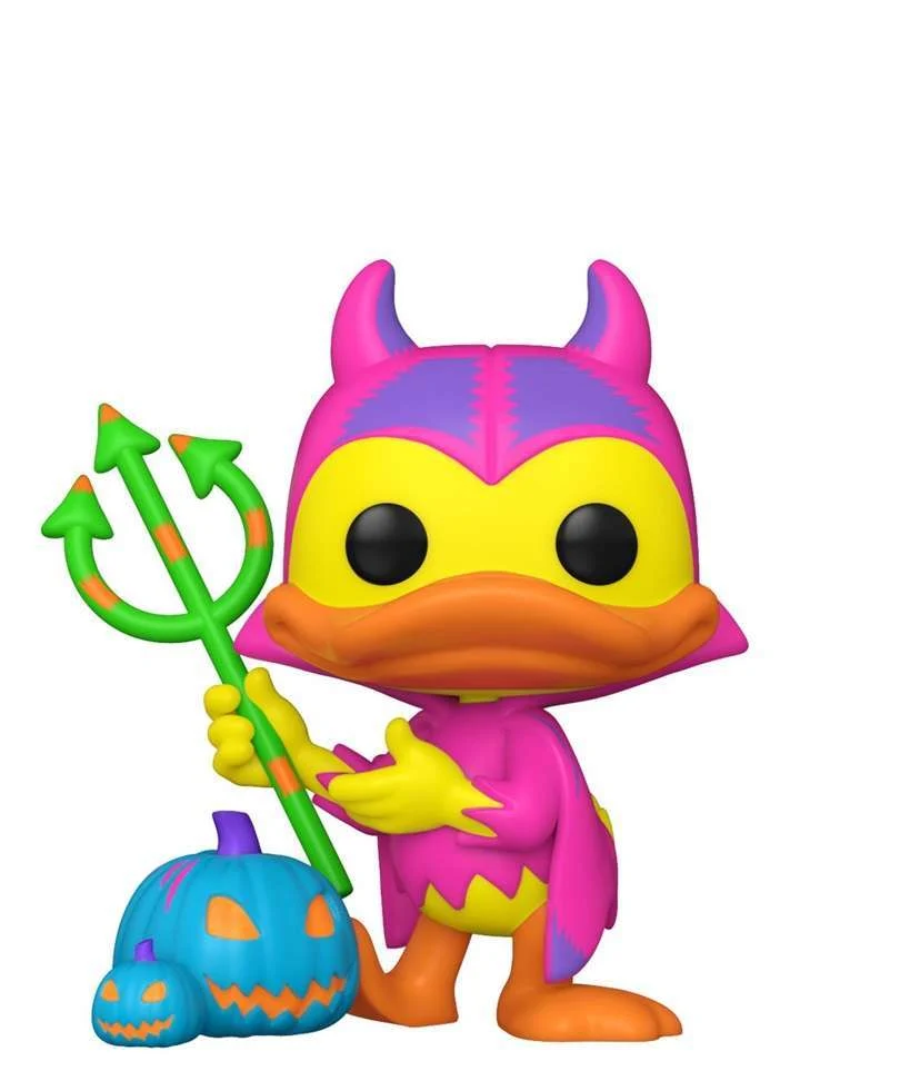 Devil Donald with Pumpkin (Black Light) (Chase) Damaged Box