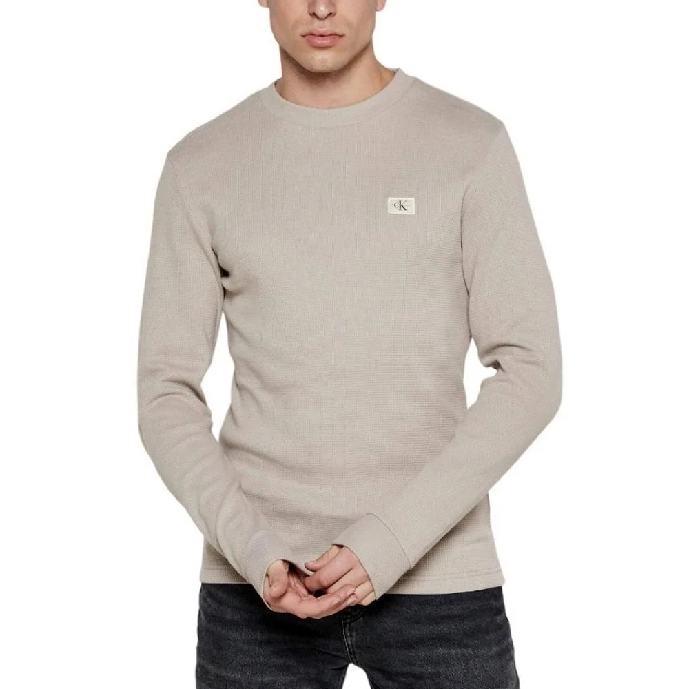 Calvin Klein Maglia Uomo Waffel Ls