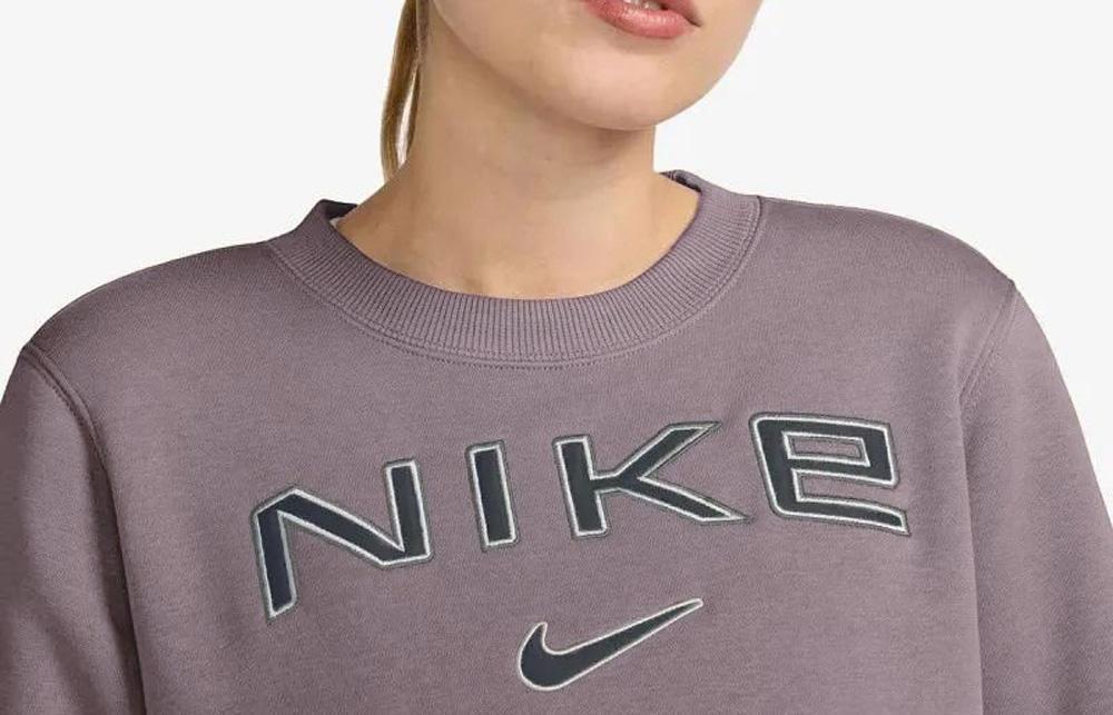 Nike Felpa Donna Phnx Flc Logo Crew - immagine 3
