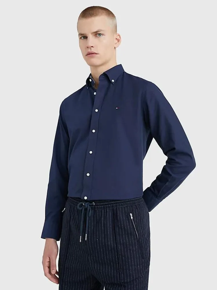 Tommy Hilfiger Camicia Uomo Cl-w Solid - immagine 2