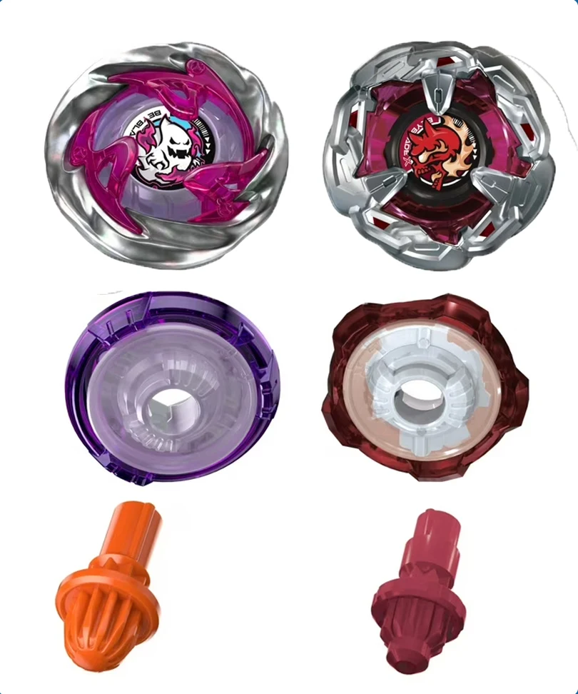 Beyblade X - Dual Pack: Chain Incendio 5-60HT & Circle Ghost 0-80GB - immagine 2