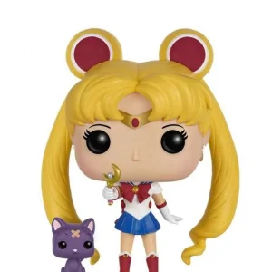 Sailor Moon w/ Moon Stick & Luna Damaged Box Sailor Moon w/ Moon Stick & Luna Damaged Box