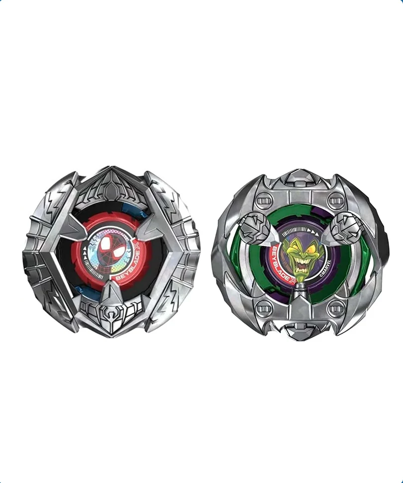 Beyblade X - Marvel Dual Pack: Miles Morales 1-60GN & Green Goblin 9-80HT - immagine 2