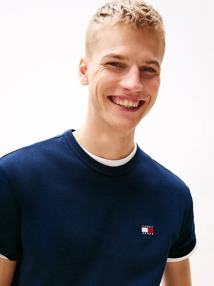 Tommy Hilfiger T Shirt Uomo Reg Badge Tee - immagine 3
