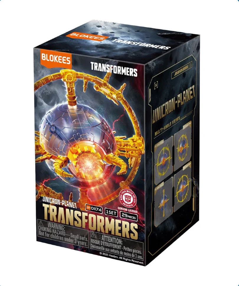 Transformers Blokees Plastic Model Kit Unicron Planet Trasparent Version