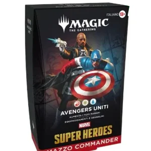 Magic: The Gathering – Marvel Super Heroes (Avengers Uniti) Mazzo Commander ITA Magic: The Gathering – Marvel Super Heroes (Avengers Uniti) Mazzo Commander ITA